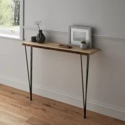 Natural Waney Edge Oak Furniture Board, (L)1.8m (W)250mm-300mm (T)25mm -WoodDepot Shop natural waney edge oak furniture board l 1 8m w 250mm 300mm t 25mm5059340095875 01i bq