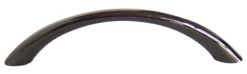 Nickel Effect Black Furniture Handle (L)96mm