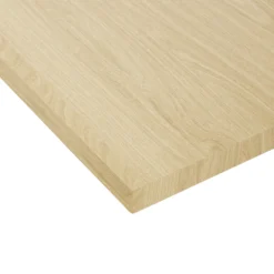 Oak Effect Fully Edged Furniture Panel, (L)1.2m (W)200mm (T)18mm