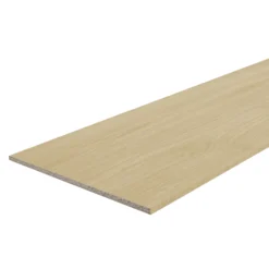 Oak Effect Semi Edged Furniture Panel, (L)2.5m (W)600mm (T)18mm 8 Oak Effect Semi Edged Furniture Panel, (L)2.5m (W)600mm (T)18mm -WoodDepot Shop oak effect semi edged furniture panel l 2 5m w 600mm t 18mm5059340068107 02c