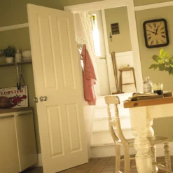 Painted 4 Panel Unglazed White Woodgrain Effect Internal Door, (H)1981mm (W)610mm (T)35mm 9 Painted 4 Panel Unglazed White Woodgrain Effect Internal Door, (H)1981mm (W)610mm (T)35mm -WoodDepot Shop painted 4 panel unglazed white woodgrain effect internal door h 1981mm w 610mm t 35mm03163207 04bq