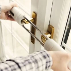 Patlock White Keyless Ratchet French Door Lock, (H)65mm (W)390mm -WoodDepot Shop patlock white keyless ratchet french door lock h 65mm w 390mm5012030100013 02i BQ