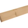 Pine Bullnose Skirting Board (L)2.4m (W)69mm (T)15mm, Pack Of 4 -WoodDepot Shop pine bullnose skirting board l 2 4m w 69mm t 15mm pack of 43663602049043 02bq