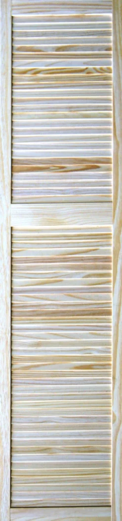 Pine Internal Louvre Door, (H)1981mm (W)457mm (T)21mm