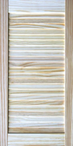 Pine Internal Louvre Door, (H)762mm (W)381mm (T)21mm