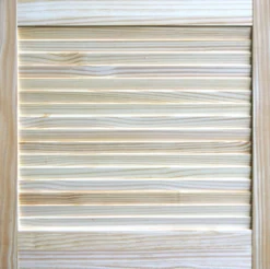 Pine LH & RH Internal Louvre Door, (H)762mm (W)533mm (T)21mm