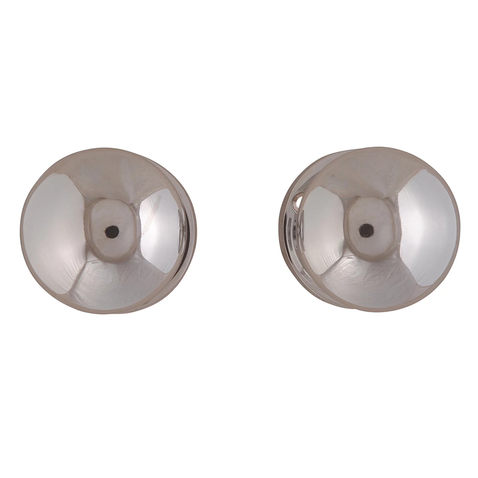 Polished Chrome Effect Zamak Round Internal Door Knob (Dia)54mm, Pack Of 3 3 Polished Chrome Effect Zamak Round Internal Door Knob (Dia)54mm, Pack Of 3
