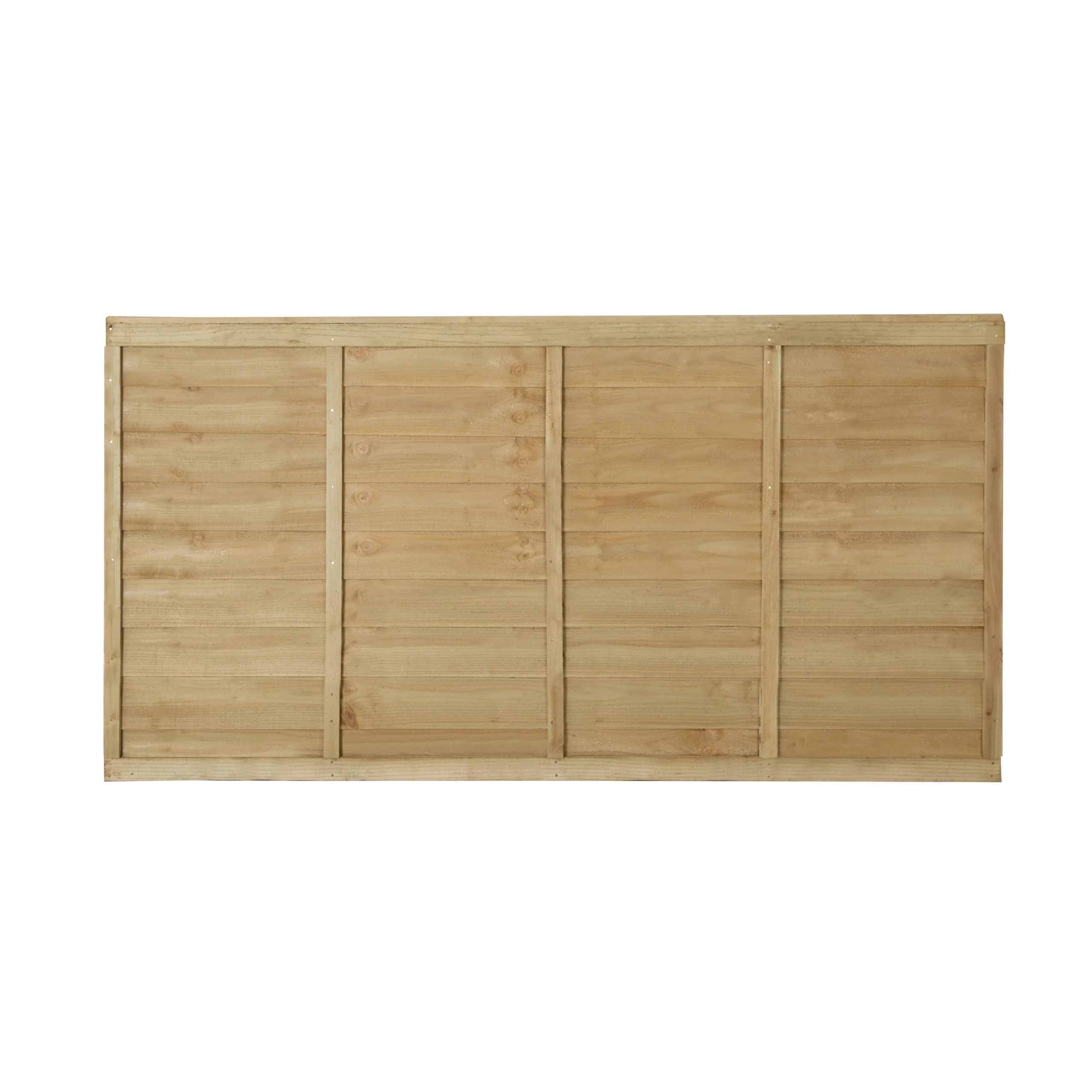 Premier Lap Pressure Treated 3ft Wooden Fence Panel (W)1.83m (H)0.91m, Pack Of 4 5 Premier Lap Pressure Treated 3ft Wooden Fence Panel (W)1.83m (H)0.91m, Pack Of 4 - Image 3