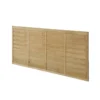 Premier Lap Pressure Treated 3ft Wooden Fence Panel (W)1.83m (H)0.91m, Pack Of 5 -WoodDepot Shop premier lap pressure treated 3ft wooden fence panel w 1 83m h 0 91m pack of 55013053153109 01c bq