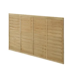 Premier Lap Pressure Treated 4ft Wooden Fence Panel (W)1.83m (H)1.22m, Pack Of 5