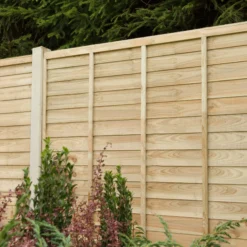 Premier Overlap Lap Pressure Treated 5ft Wooden Fence Panel (W)1.83m (H)1.52m, Pack Of 3 -WoodDepot Shop premier overlap lap pressure treated 5ft wooden fence panel w 1 83m h 1 52m pack of 35013053153260 03bq