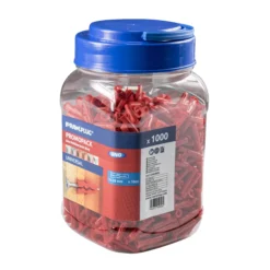 Rawlplug Uno Red Wall Plug (Dia)6mm, Pack Of 1000