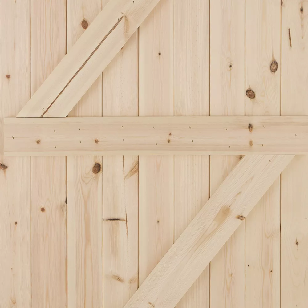 Redwood Veneer External Back Door, (H)2032mm (W)813mm 5 Redwood Veneer External Back Door, (H)2032mm (W)813mm - Image 3