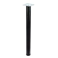 Rothley (H)710mm Painted Black Table Leg