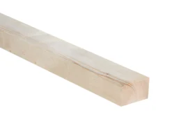 Rough Sawn Whitewood Spruce Timber (L)2.4m (W)75mm (T)63mm, Pack Of 4
