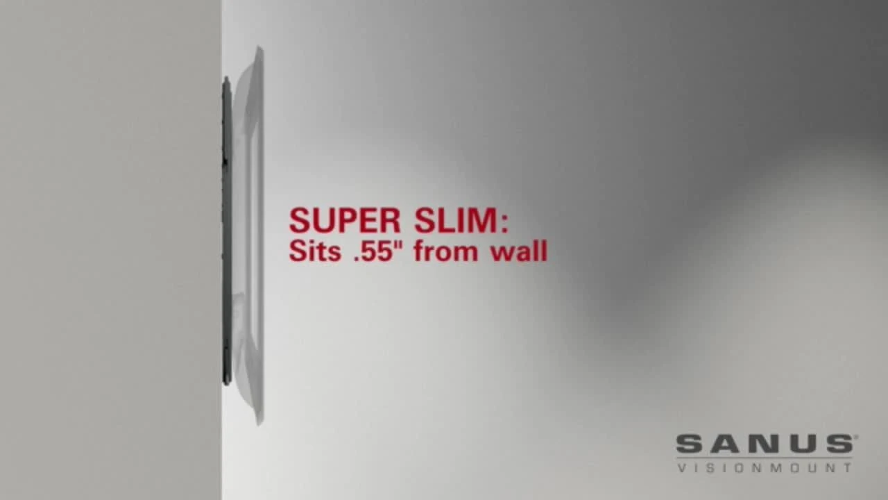 Sanus Fixed Low Medium TV Wall Mount, 32-50" 4 Sanus Fixed Low Medium TV Wall Mount, 32-50" - Image 2