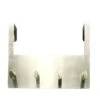 Satin Nickel Effect 4 Hook Rail, (L)321mm (H)120mm -WoodDepot Shop satin nickel effect 4 hook rail l 321mm h 120mm05251353 02c