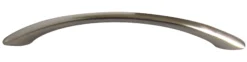 Satin Nickel Effect Furniture Handle (L)128mm