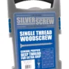 Silverscrew PZ Double-countersunk Zinc-plated Carbon Steel Multipurpose Screw, Pack Of 1000 -WoodDepot Shop silverscrew pz double countersunk zinc plated carbon steel multipurpose screw pack of 10005052931312337 08c