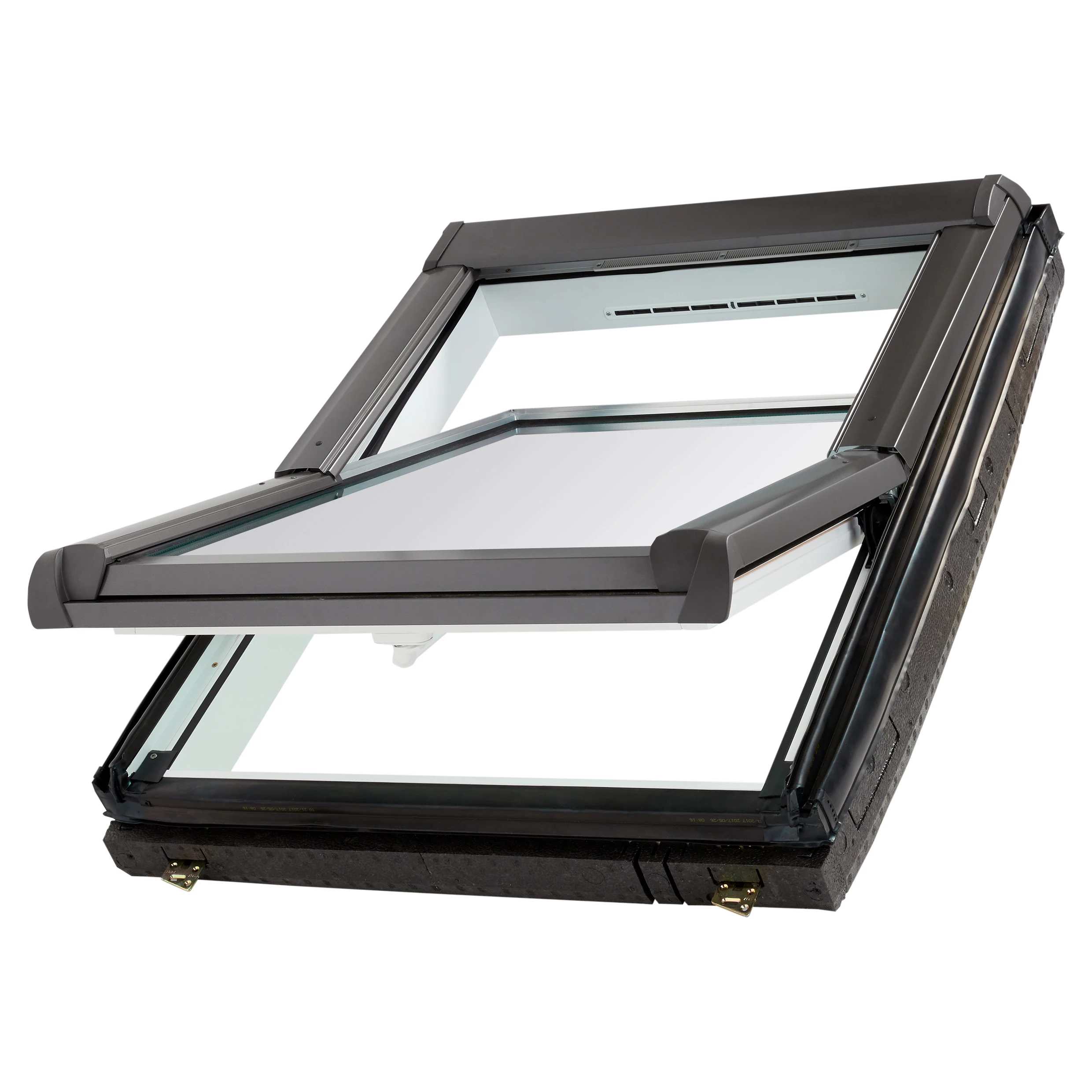 Site Premium Anthracite Aluminium Alloy Centre Pivot Roof Window, (H)1180mm (W)1140mm 3 Site Premium Anthracite Aluminium Alloy Centre Pivot Roof Window, (H)1180mm (W)1140mm