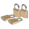 Smith & Locke Brass Steel Cylinder Open Shackle Padlock (W)40mm, Pack Of 4 1 Smith & Locke Brass Steel Cylinder Open Shackle Padlock (W)40mm, Pack Of 4 -WoodDepot Shop smith locke brass steel cylinder open shackle padlock w 40mm pack of 43663602833727 01bq