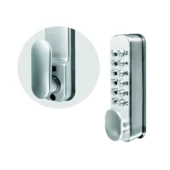 Smith & Locke Grey Zinc Alloy 4-6 Digit Push-button Lock -WoodDepot Shop smith locke grey zinc alloy 4 6 digit push button lock5031913006860 22c