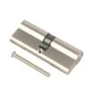 Smith & Locke Nickel Effect Brass Single Euro Cylinder Lock, (L)95mm (W)33mm -WoodDepot Shop smith locke nickel effect brass single euro cylinder lock l 95mm w 33mm3663602835622 01bq