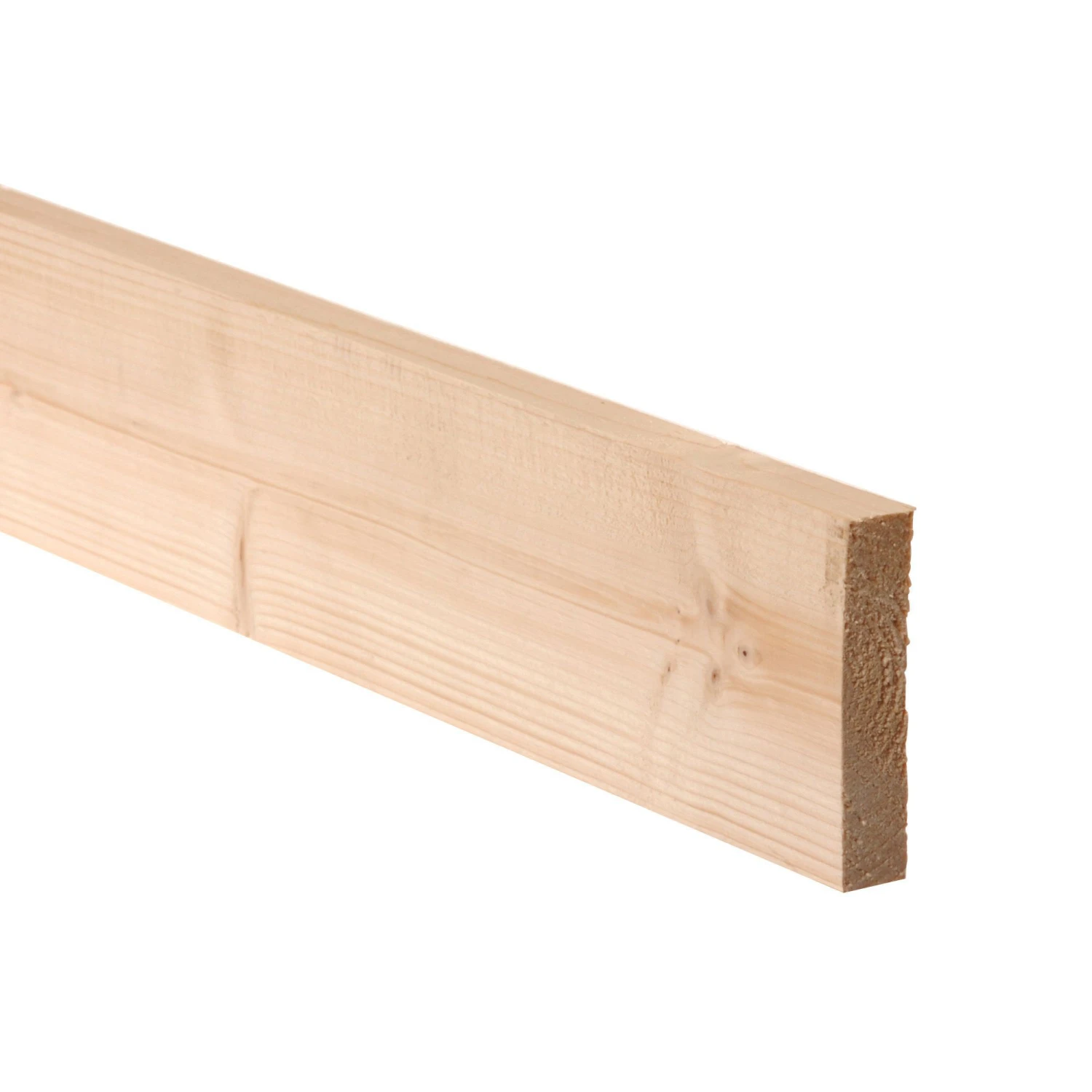 Smooth Planed Square Edge Spruce Timber (L)2.1m (W)106mm (T)28mm, Pack Of 6 253279 3 Smooth Planed Square Edge Spruce Timber (L)2.1m (W)106mm (T)28mm, Pack Of 6 253279