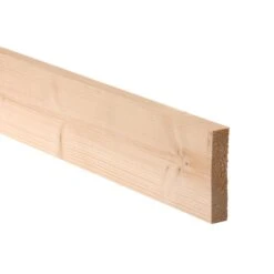Smooth Planed Square Edge Spruce Timber (L)2.1m (W)131mm (T)28mm, Pack Of 6 253259