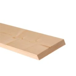Smooth Planed Square Edge Spruce Timber (L)2.4m (W)119mm (T)18mm, Pack Of 8 253250