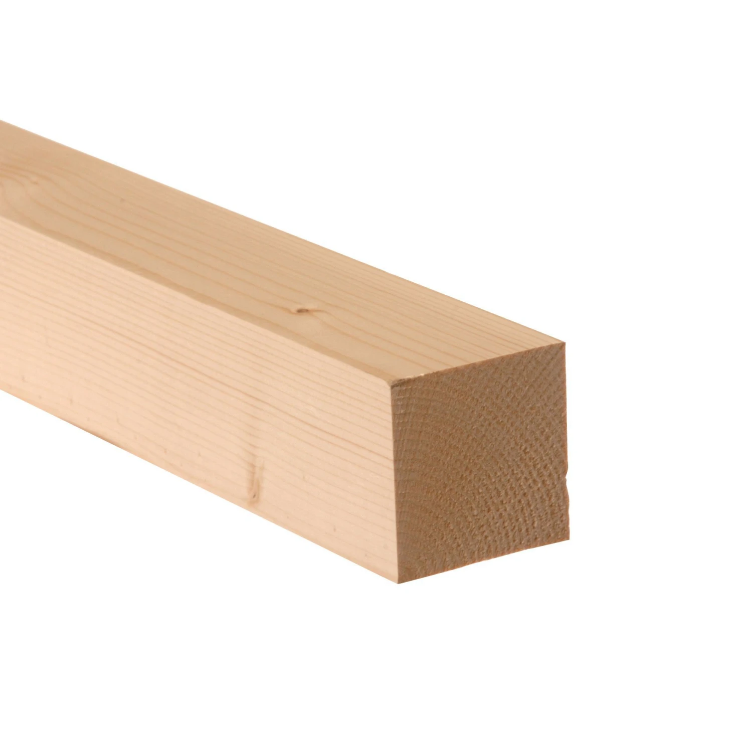 Smooth Planed Square Edge Spruce Timber (L)2.4m (W)44mm (T)44mm, Pack Of 8 253252 3 Smooth Planed Square Edge Spruce Timber (L)2.4m (W)44mm (T)44mm, Pack Of 8 253252