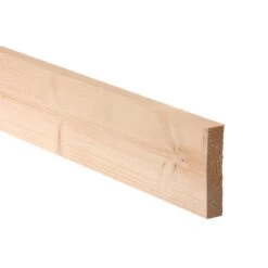 Smooth Planed Square Edge Spruce Timber (L)2.4m (W)94mm (T)18mm, Pack Of 8 253242
