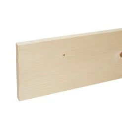 Smooth Planed Square Edge Whitewood Spruce Stick Timber (L)2.4m (W)194mm (T)27mm