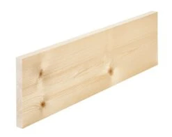 Smooth Planed Square Edge Whitewood Spruce Timber (L)2.4m (W)169mm (T)18mm, Pack Of 4