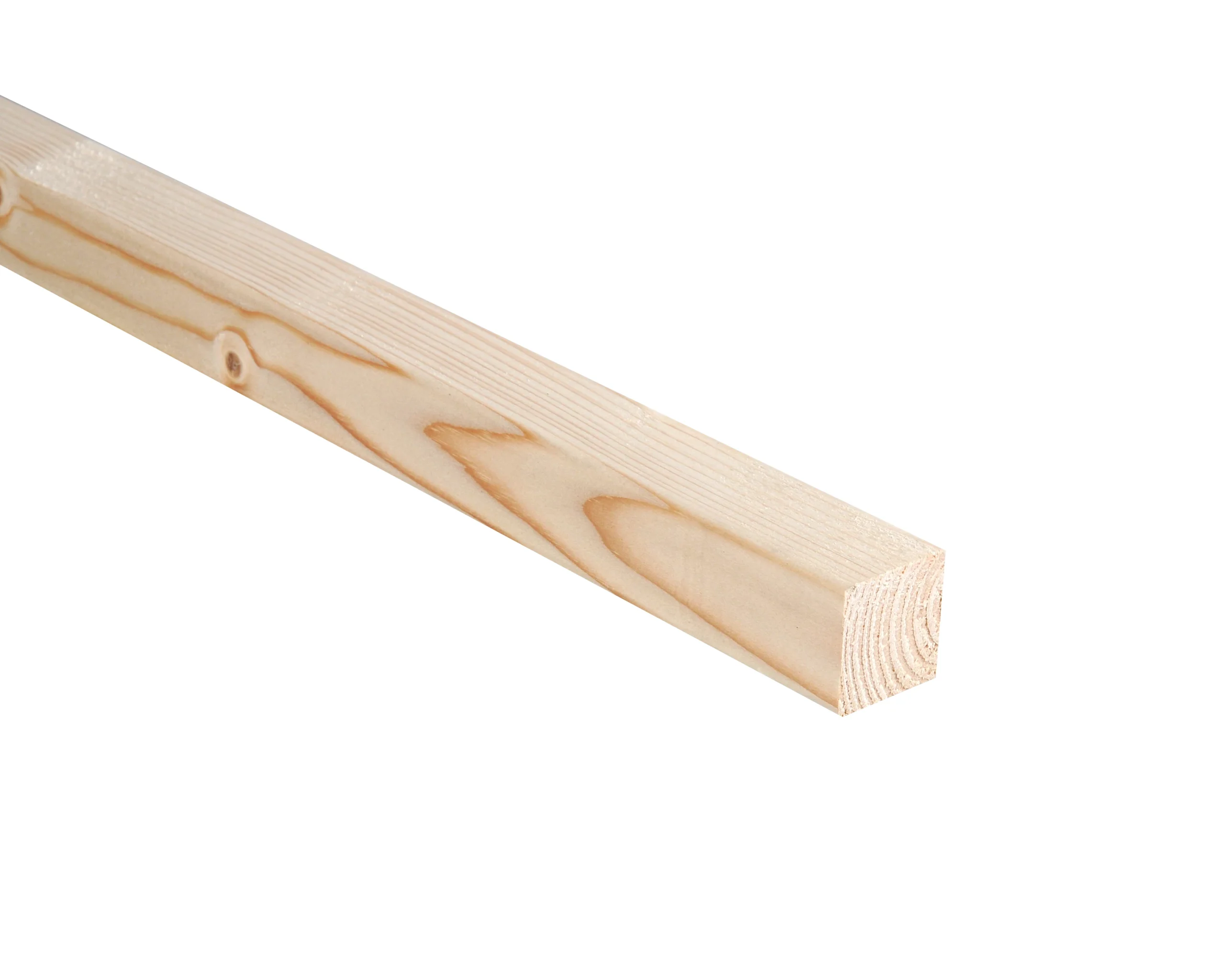 Smooth Planed Square Edge Whitewood Spruce Timber (L)2.4m (W)44mm (T)27mm, Pack Of 8 3 Smooth Planed Square Edge Whitewood Spruce Timber (L)2.4m (W)44mm (T)27mm, Pack Of 8