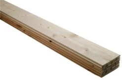 Smooth Spruce Tongue & Groove Cladding (L)2.4m (W)95mm (T)7.5mm, Pack Of 5