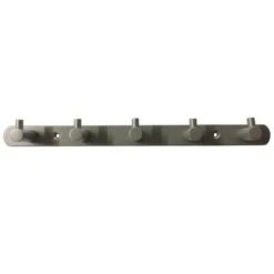 Steel 5 Hook Rail, (L)327mm (H)30mm