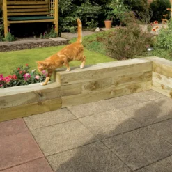 Timber Railway Sleeper (W)150mm (L)1.2m -WoodDepot Shop timber railway sleeper w 150mm l 1 2m3663602726791 03bq