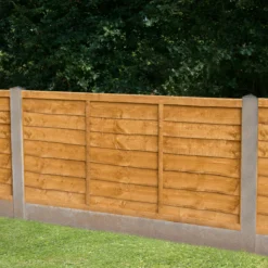 Traditional Lap 3ft Wooden Fence Panel (W)1.83m (H)0.91m