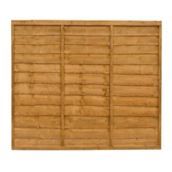 Traditional Lap 5ft Wooden Fence Panel (W)1.83m (H)1.52m