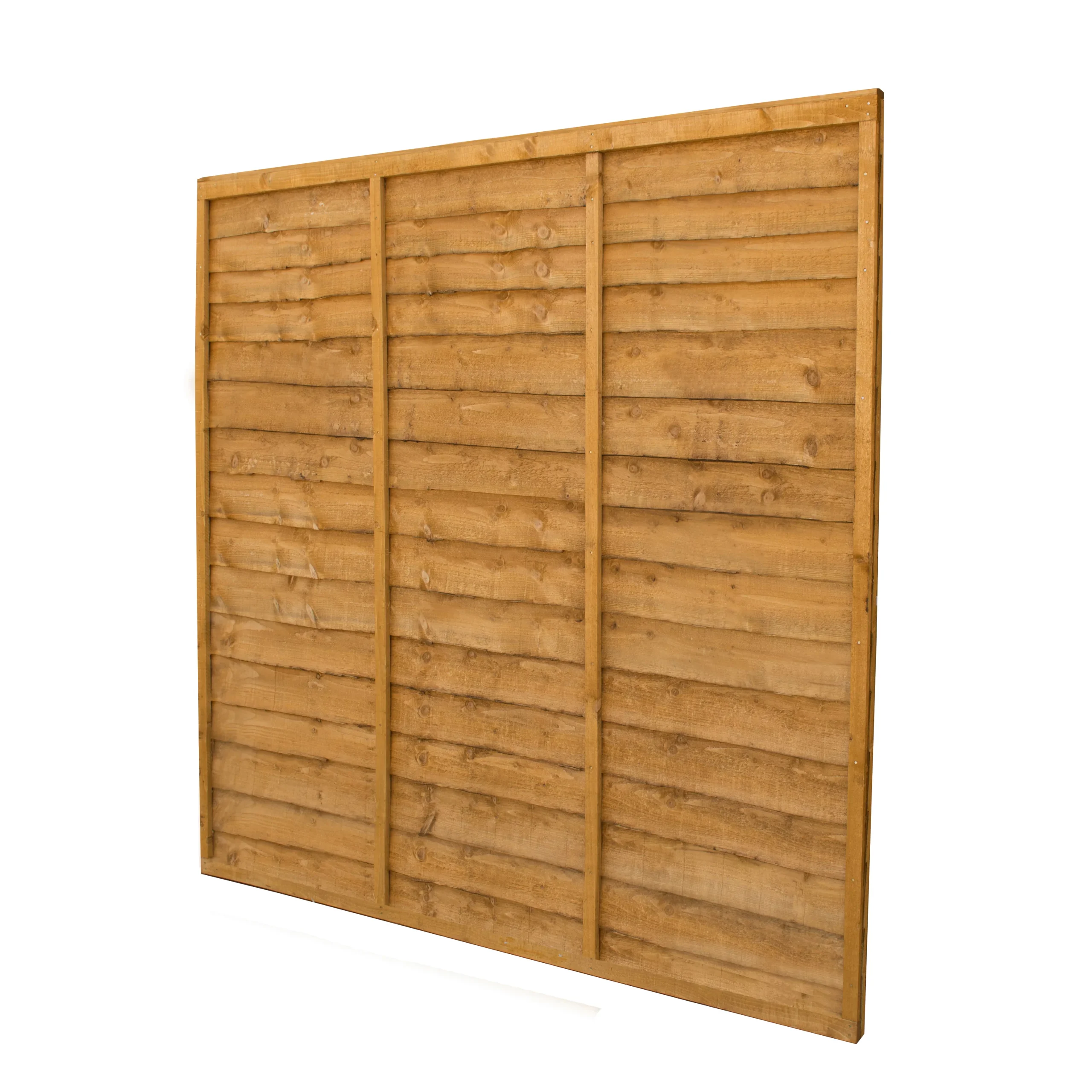 Traditional Lap 6ft Wooden Fence Panel (W)1.83m (H)1.83m 4 Traditional Lap 6ft Wooden Fence Panel (W)1.83m (H)1.83m - Image 2