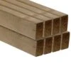 Treated Smooth Planed Round Edge Pine CLS Timber (L)2.4m (W)63mm (T)38mm, Pack Of 8 273944