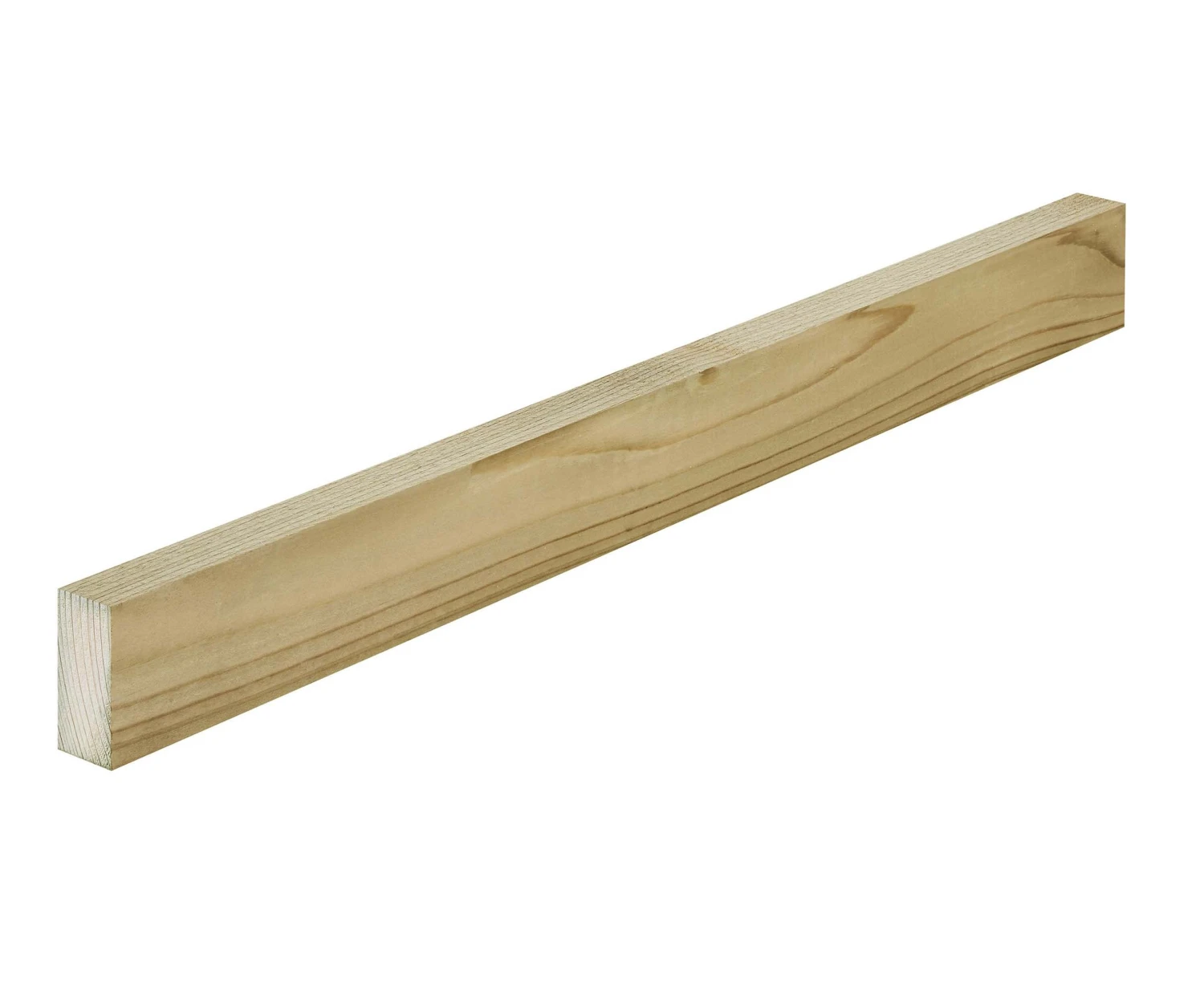 Treated Whitewood Timber (L)1.8m (W)38mm (T)22mm, Pack Of 16 3 Treated Whitewood Timber (L)1.8m (W)38mm (T)22mm, Pack Of 16