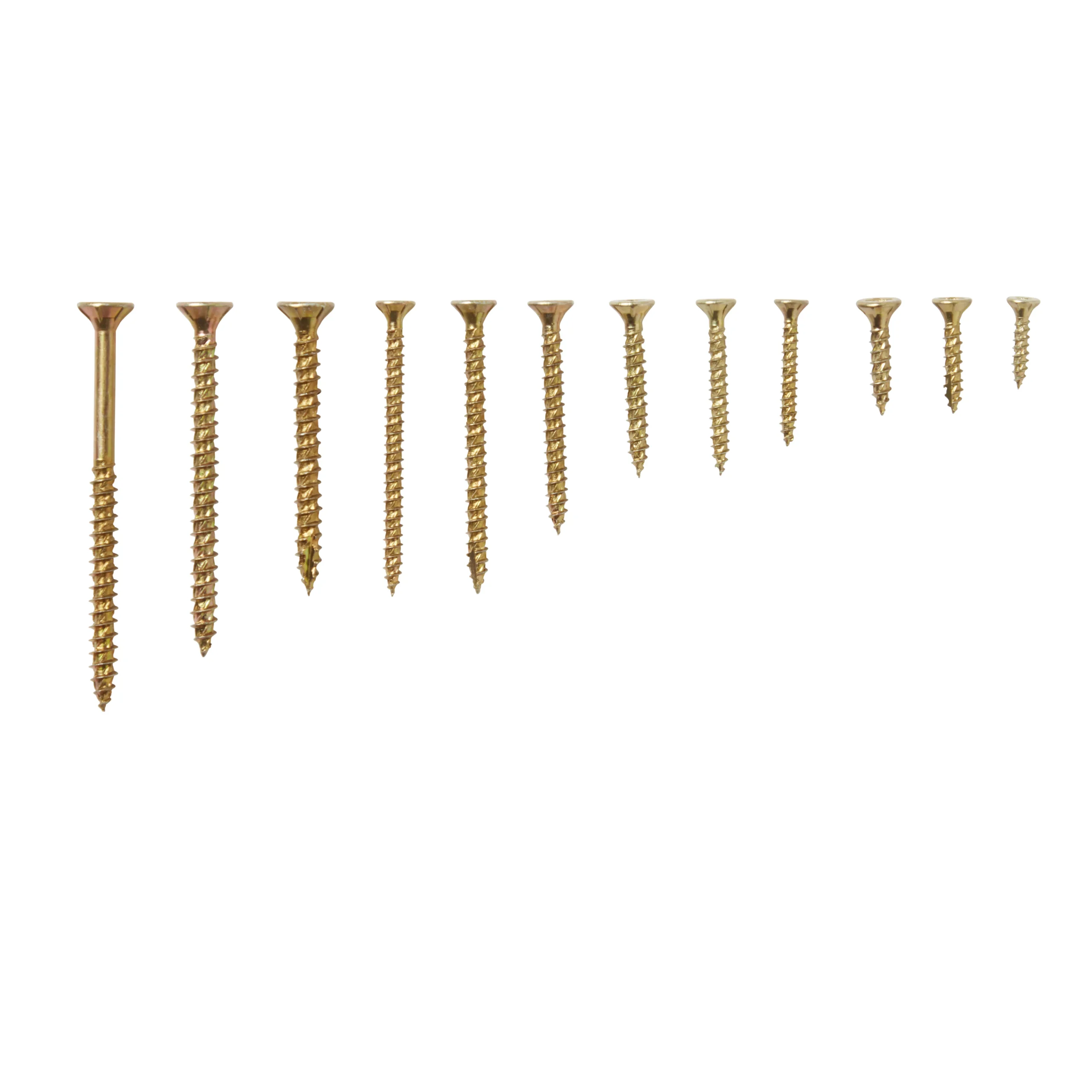 TurboDrive Assorted Wood Screw PZ Double-countersunk Yellow-passivated Carbon Steel Wood Screw, Pack Of 600 4 TurboDrive Assorted Wood Screw PZ Double-countersunk Yellow-passivated Carbon Steel Wood Screw, Pack Of 600 - Image 2