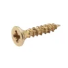 TurboDrive Yellow-passivated Steel Screw (Dia)4mm (L)20mm, Pack Of 500