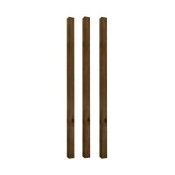UC4 Brown Square Wooden Fence Post (H)1.8m (W)75mm, Pack Of 3 -WoodDepot Shop uc4 brown square wooden fence post h 1 8m w 75mm pack of 35013053173060 10c bq