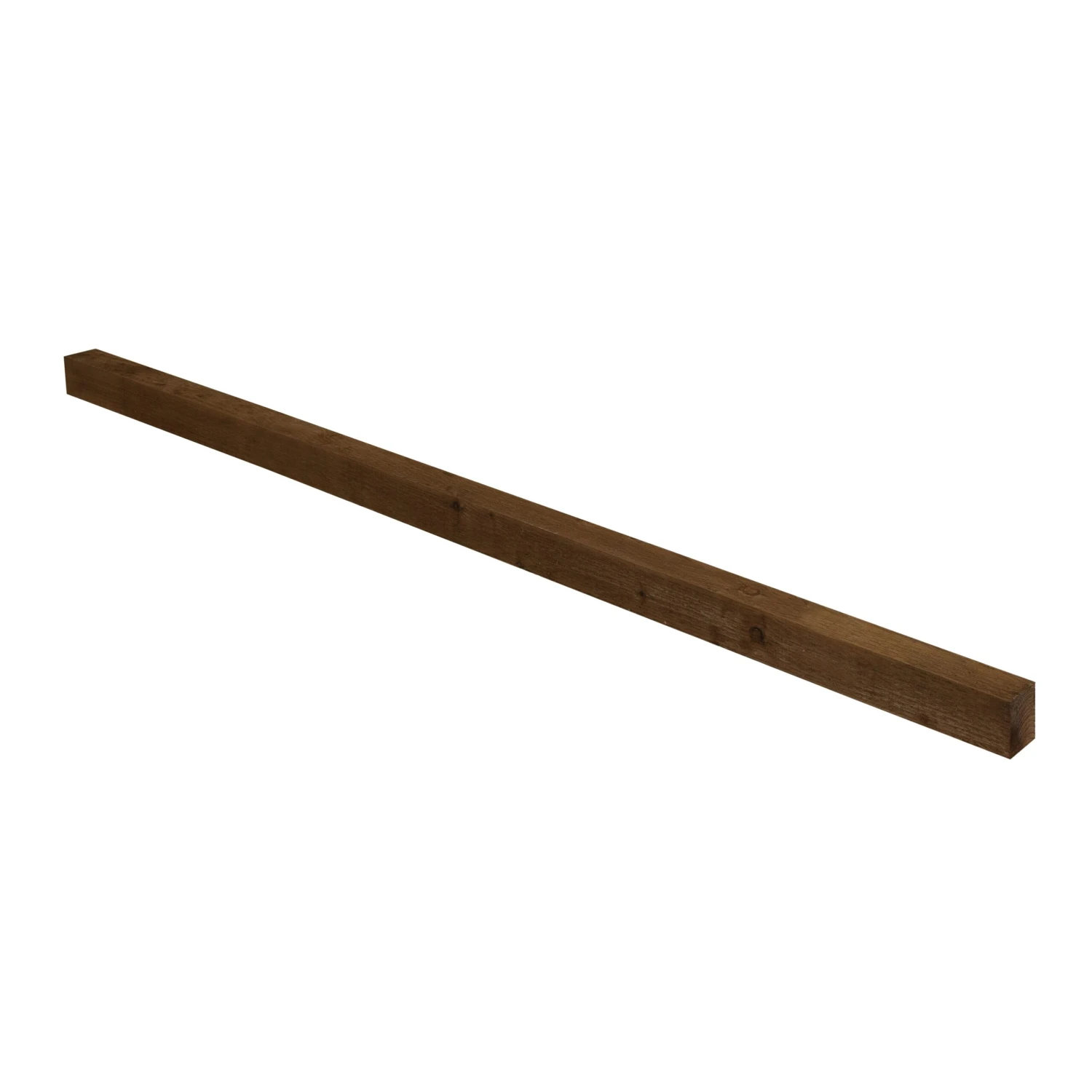 UC4 Brown Square Wooden Fence Post (H)2.1m (W)75mm, Pack Of 3 4 UC4 Brown Square Wooden Fence Post (H)2.1m (W)75mm, Pack Of 3 - Image 2