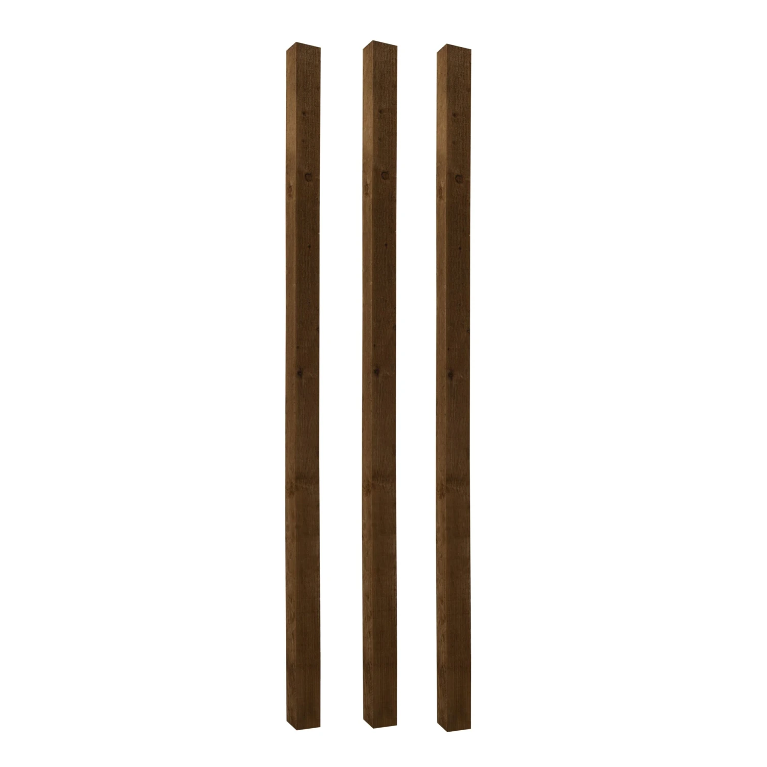 UC4 Brown Square Wooden Fence Post (H)2.1m (W)75mm, Pack Of 3 5 UC4 Brown Square Wooden Fence Post (H)2.1m (W)75mm, Pack Of 3 - Image 3