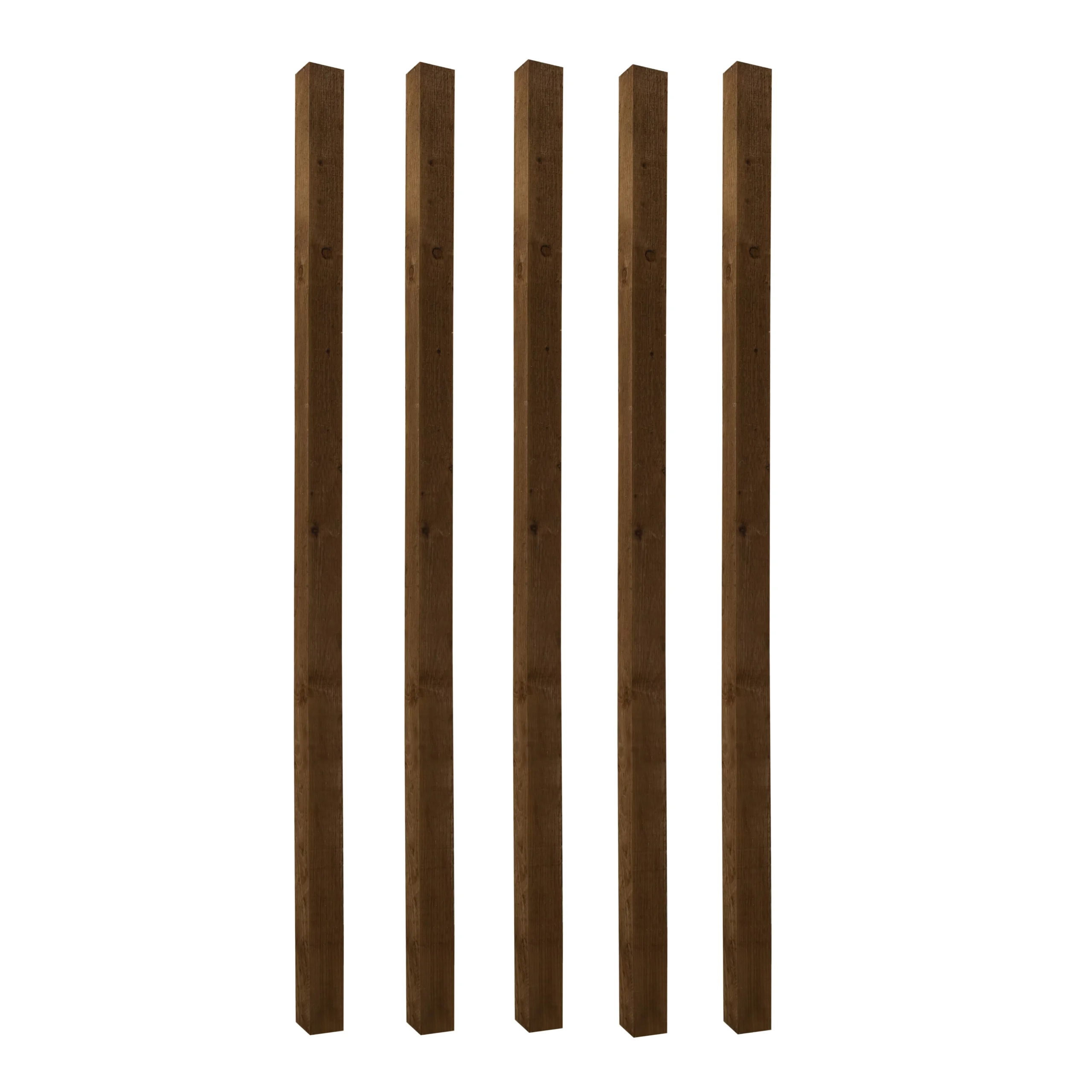 UC4 Brown Square Wooden Fence Post (H)2.1m (W)75mm, Pack Of 5 5 UC4 Brown Square Wooden Fence Post (H)2.1m (W)75mm, Pack Of 5 - Image 3