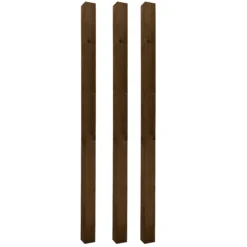 UC4 Brown Square Wooden Fence Post (H)2.4m (W)100mm, Pack Of 3 7 UC4 Brown Square Wooden Fence Post (H)2.4m (W)100mm, Pack Of 3 -WoodDepot Shop uc4 brown square wooden fence post h 2 4m w 100mm pack of 35013053173213 10c bq